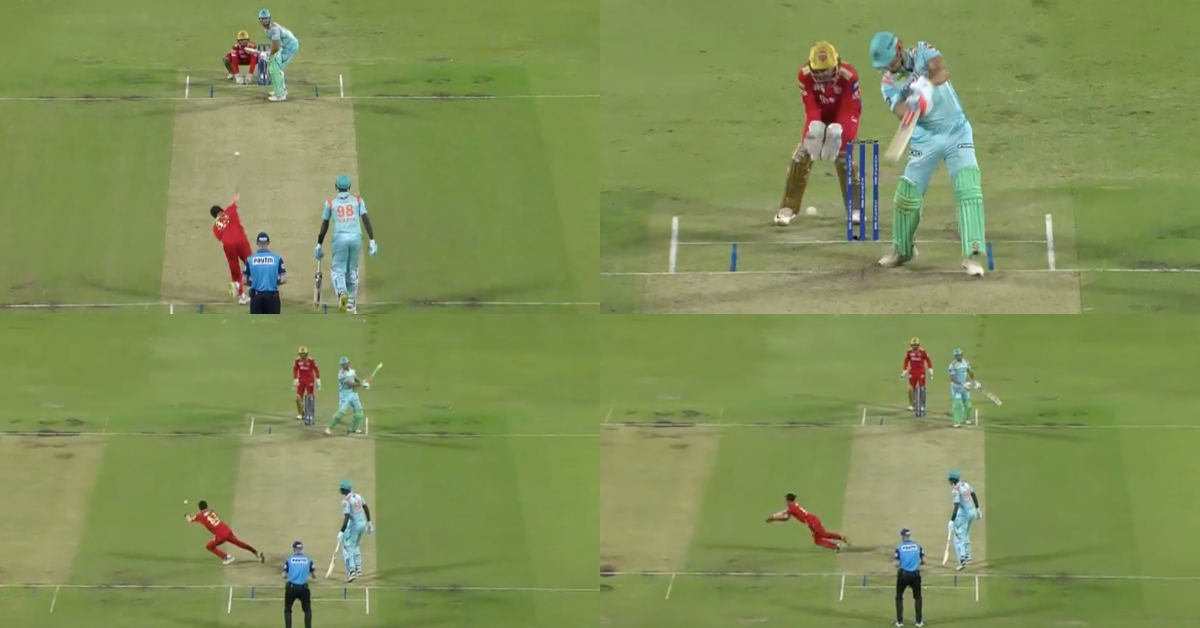 PBKS vs LSG: Watch – Rahul Chahar Takes A Stunning Return Catch Off His Own Bowling To Dismiss Marcus Stoinis
