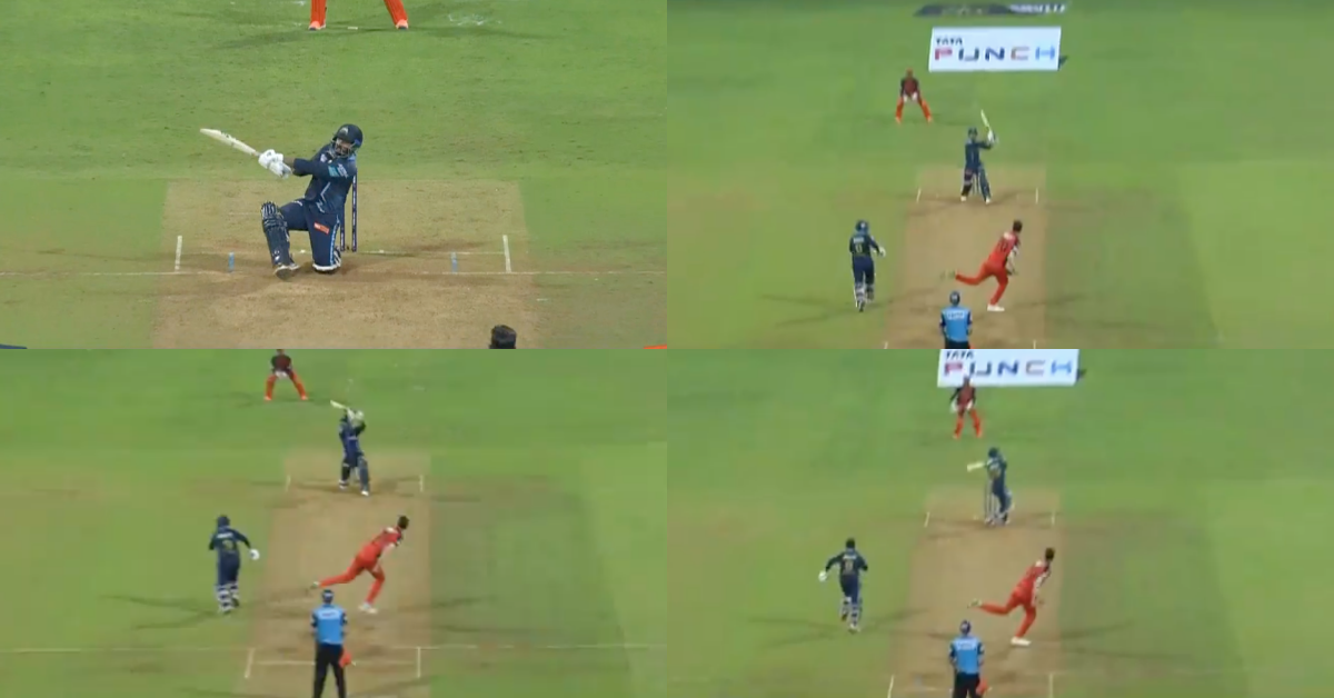GT vs SRH: Watch - Rashid Khan And Rahul Tewatia Score 22 From Last Over By Marco Jansen To Win GT The Match By 5 Wickets