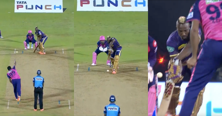 RR vs KKR: Watch - Ravichandran Ashwin Bamboozles Andre Russell; Sends Him Back For A Golden Duck
