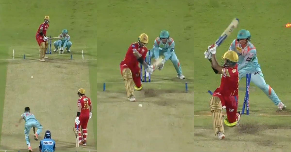 PBKS vs LSG: Watch - Ravi Bishnoi Cleans Up Shikhar Dhawan