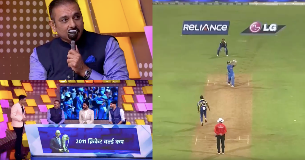 Watch: Ravi Shastri & Harbhajan Singh Recreate The Iconic 2011 World Cup Final Winning Scenes