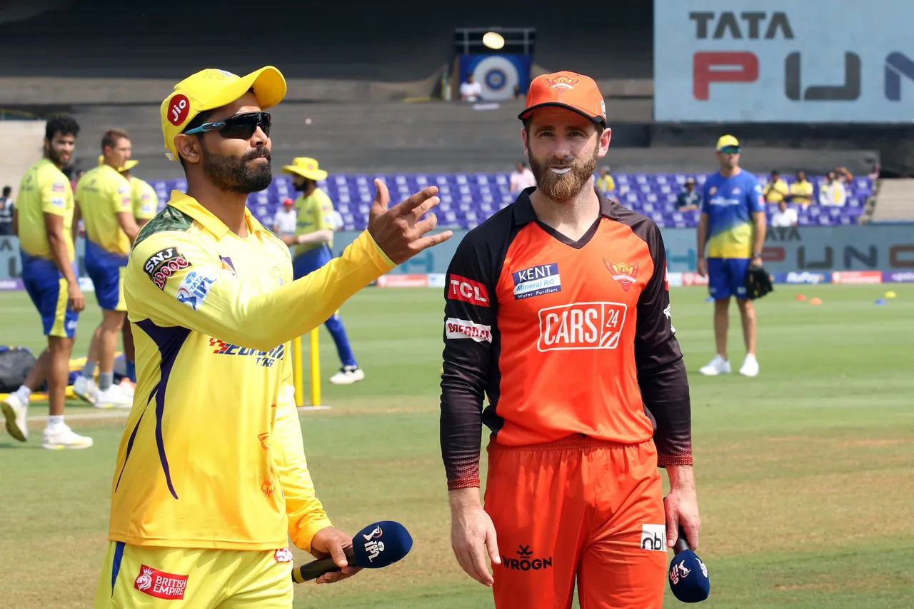Ravindra Jadeja and Kane Williamson, CSK vs SRH