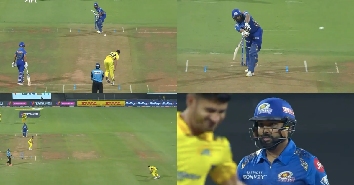 MI vs CSK: Watch – Mukesh Choudhary Sends Back Mumbai Indians Captain Rohit Sharma On 2nd Ball For A Duck In El Classico Of IPL