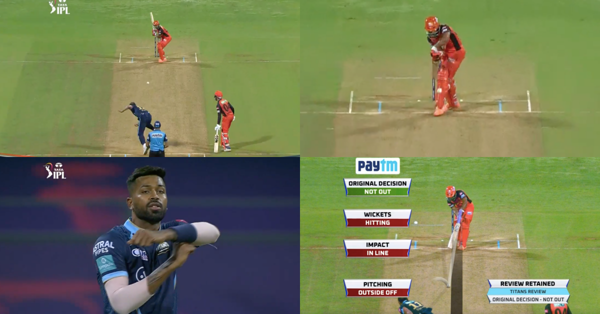 GT vs SRH: Watch - Mohammad Shami Traps Rahul Tripathi In Front Of The Wicket