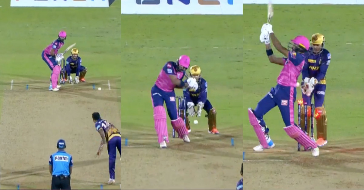 RR vs KKR Watch - Sunil Narine Cleans Up Devdutt Paddikal