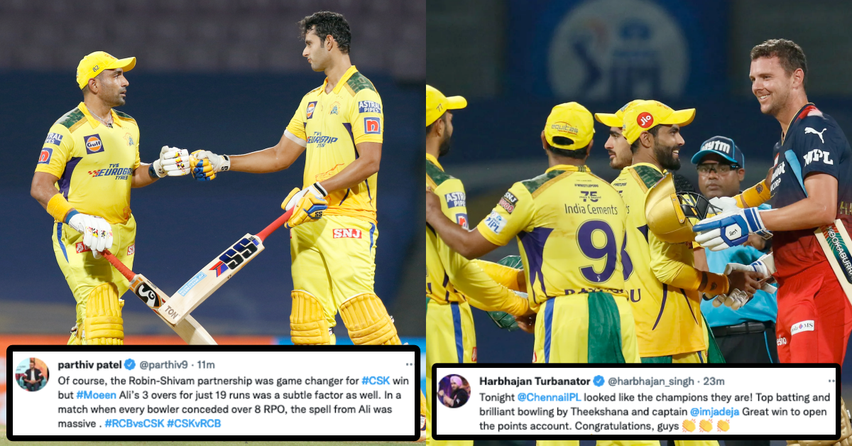 CSK vs RCB: Twitter Reacts As Shivam Dube, Robin Uthappa Help CSK Register 1st Win Of IPL 2022