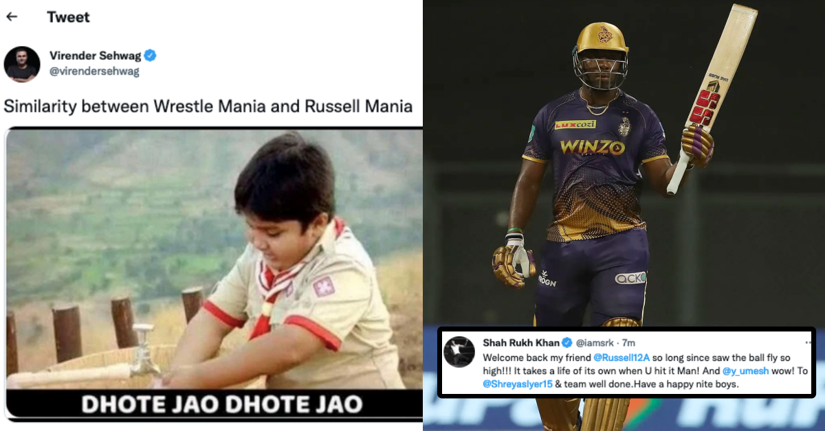 KKR vs PBKS: Twitter Reacts As Andre Russell's Pyrotechnics Takes KKR Over The Line