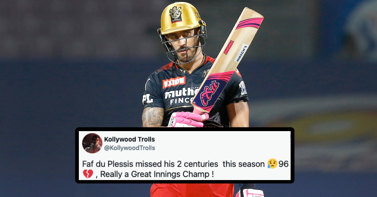 LSG vs RCB: Twitter Reacts As Faf du Plessis Misses His Century Against LSG