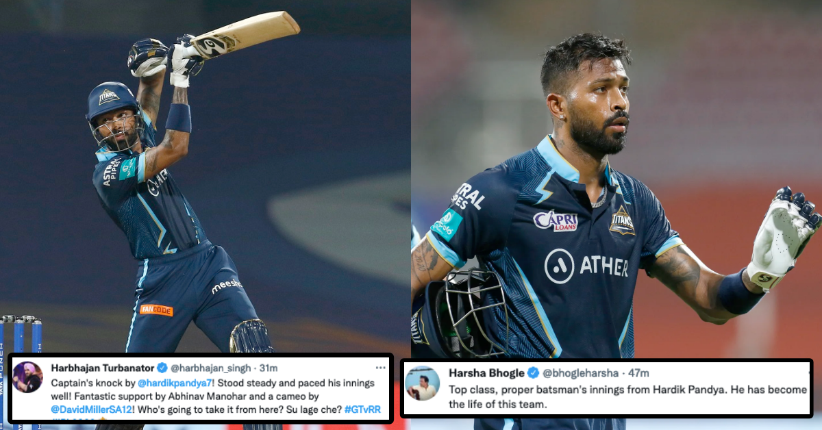 RR vs GT: Twitter Reacts As Hardik Pandya Smashes Impressive 52-ball 87 Against Rajasthan