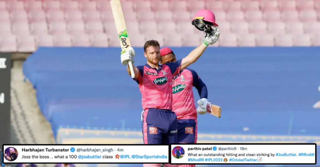 MI vs RR: Twitter Reacts As Jos Buttler Scores His Second IPL Ton, First Of IPL 2022