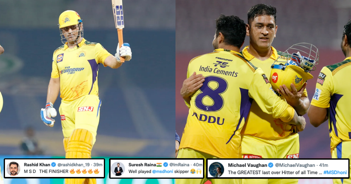 MI vs CSK: Twitter Reacts In Awe As MS Dhoni Demolishes Jaydev Unadkat In Last Over To Hand CSK A 3-Wicket Win