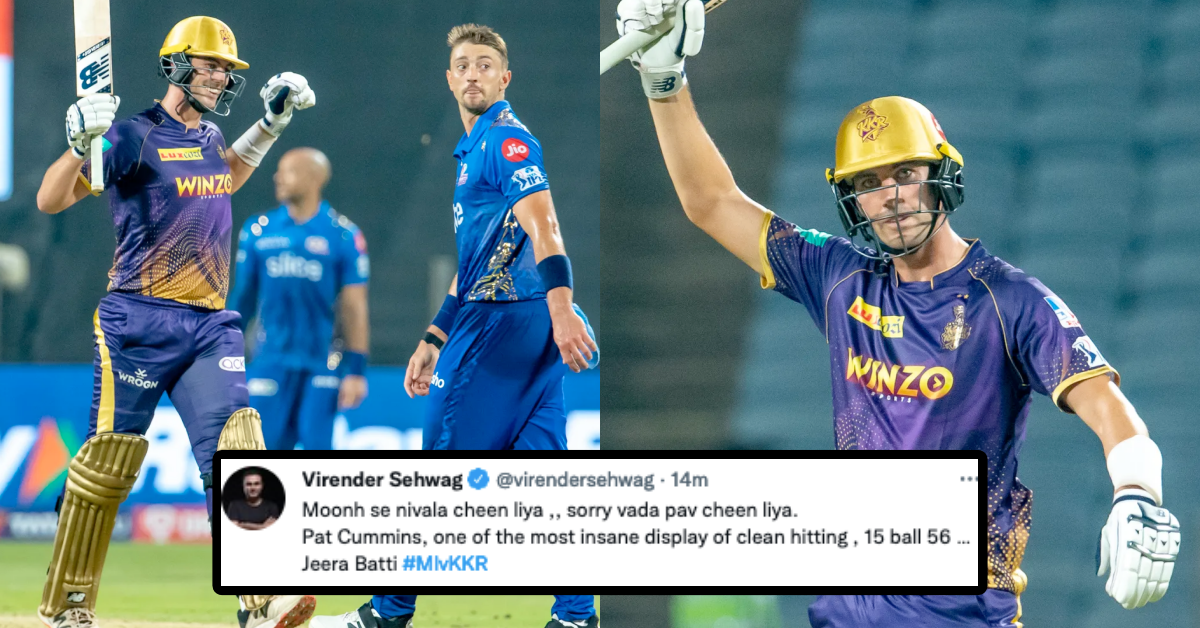 KKR vs MI: Twitter Erupts As Pat Cummins Equals Record For Fastest IPL Fifty