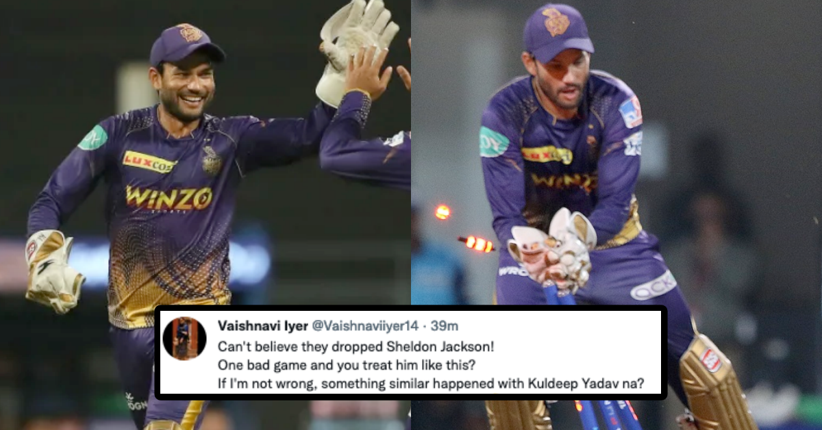 KKR vs PBKS: Twitter Bemoans KKR's Decision To Drop Sheldon Jackson After 2 Matches