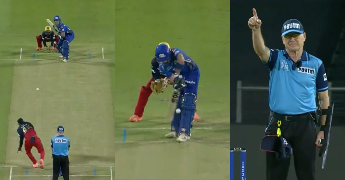 RCB vs MI: Watch - Wanindu Hasaranga Traps Dewald Brevis As Mumbai Indians Struggle To Get Going In The Middle Overs
