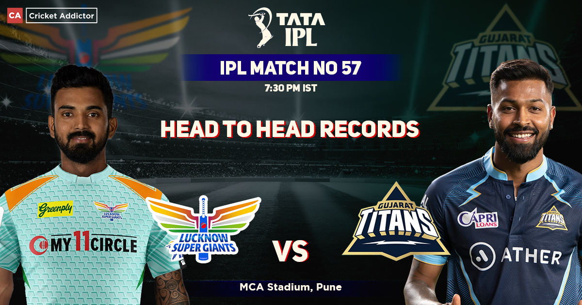 Lucknow Supergiants vs Gujarat Titans Head To Head Records, IPL 2022, Match 57, LSG vs GT