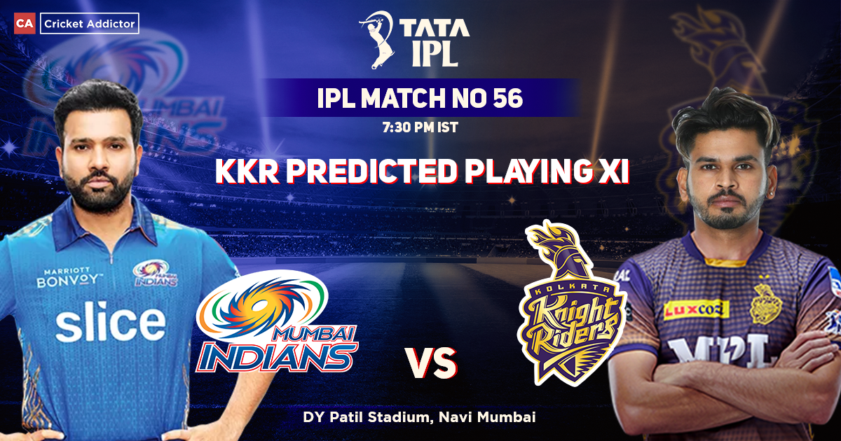Mumbai Indians vs Kolkata Knight Riders: Kolkata Knight Riders' Predicted Playing XI Against Mumbai Indians, IPL 2022, Match 56, MI vs KKR