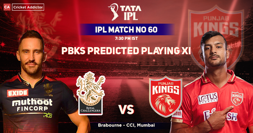 Royal Challengers Bangalore vs Punjab Kings, PBKS Playing 11 vs RCB (Predicted), IPL 2022, Match 60, RCB vs PBKS
