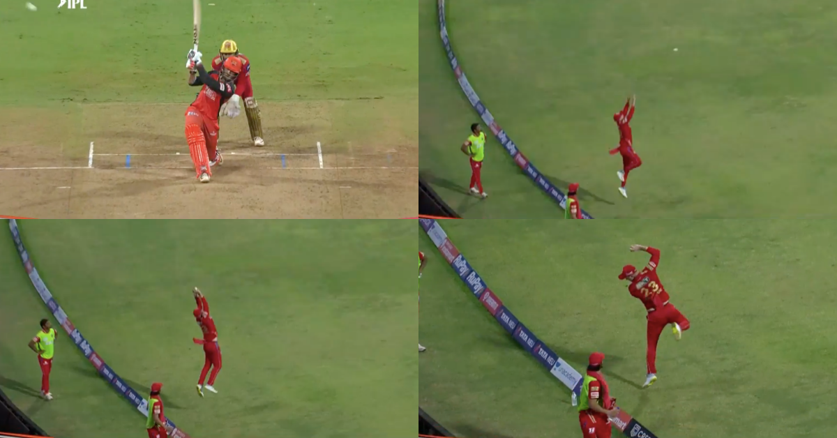 SRH vs PBKS: Watch - Liam Livingstone Takes A Well-Judged Catch To Send Back The Ominous Abhishek Sharma