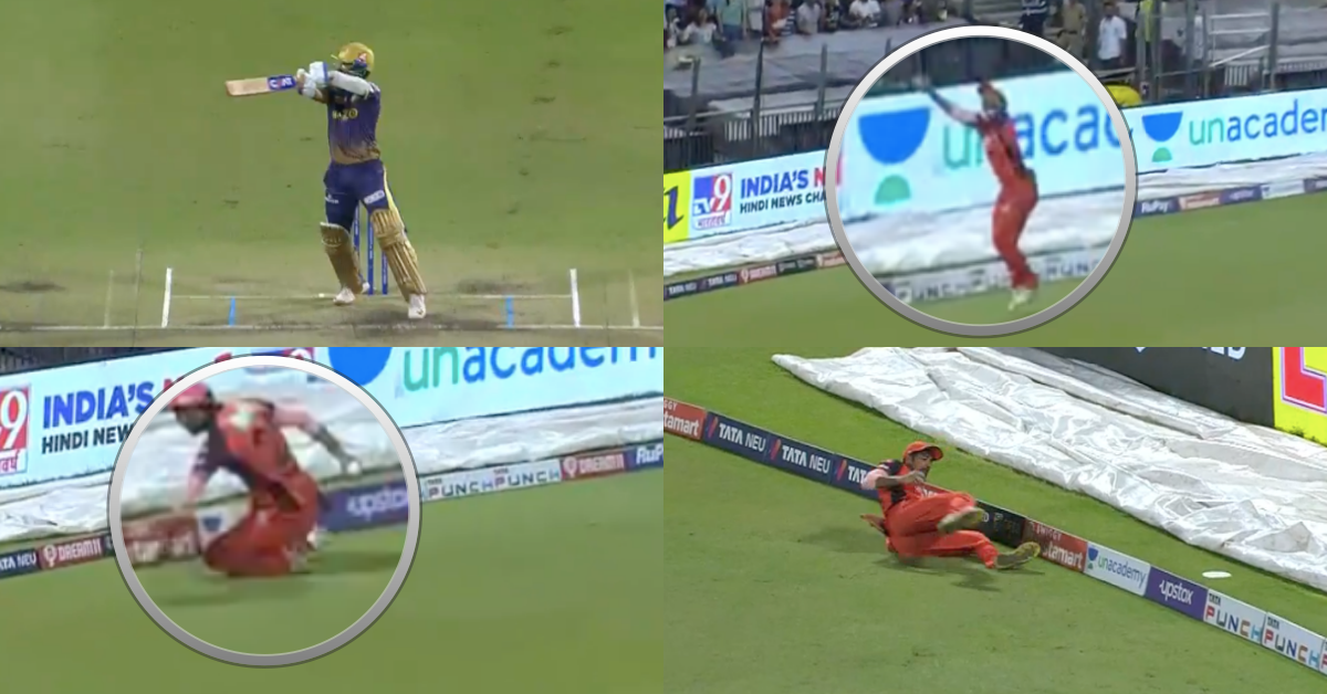 KKR vs SRH: Watch – Shashank Singh Pulls Off A Brilliant Catch Near The Boundary To Dismiss Ajinkya Rahane