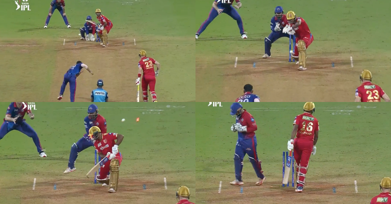 PBKS vs DC: Watch - Axar Patel Cleans Up Mayank Agarwal For A Duck