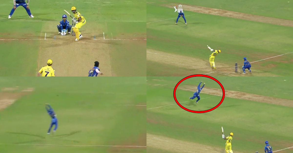 CSK vs MI: Watch - Tilak Varma Catches A Rapid Shot From Dwayne Bravo As CSK Gets Decimated