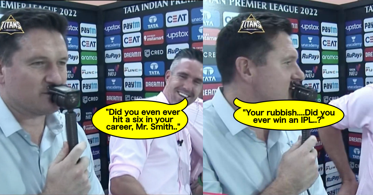 GT vs PBKS: Watch - Kevin Pietersen Asks Graeme Smith "Did You Ever Hit A Six" Latter Replies With "Did You Ever Win An IPL" In Hilarious On-Air Banter