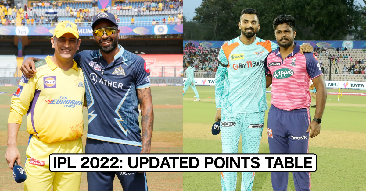 IPL 2022: Updated Points Table Orange Cap and Purple Cap After CSK vs GT & LSG vs RR