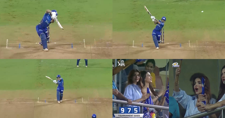 MI vs DC: Watch - Ishan Kishan's GF Aditi Hundia Cheers From Stands As MI Opener Smacks Anrich Nortje For 14 Runs In An Over