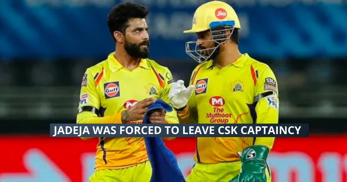 IPL 2022: Ravindra Jadeja Was Forced To Leave CSK Captaincy And Hand It Over To MS Dhoni- Reports