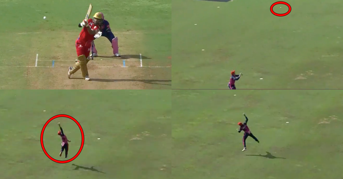 PBKS vs RR: Watch - Jos Buttler Plucks One-Handed Screamer To Dismiss Shikhar Dhawan