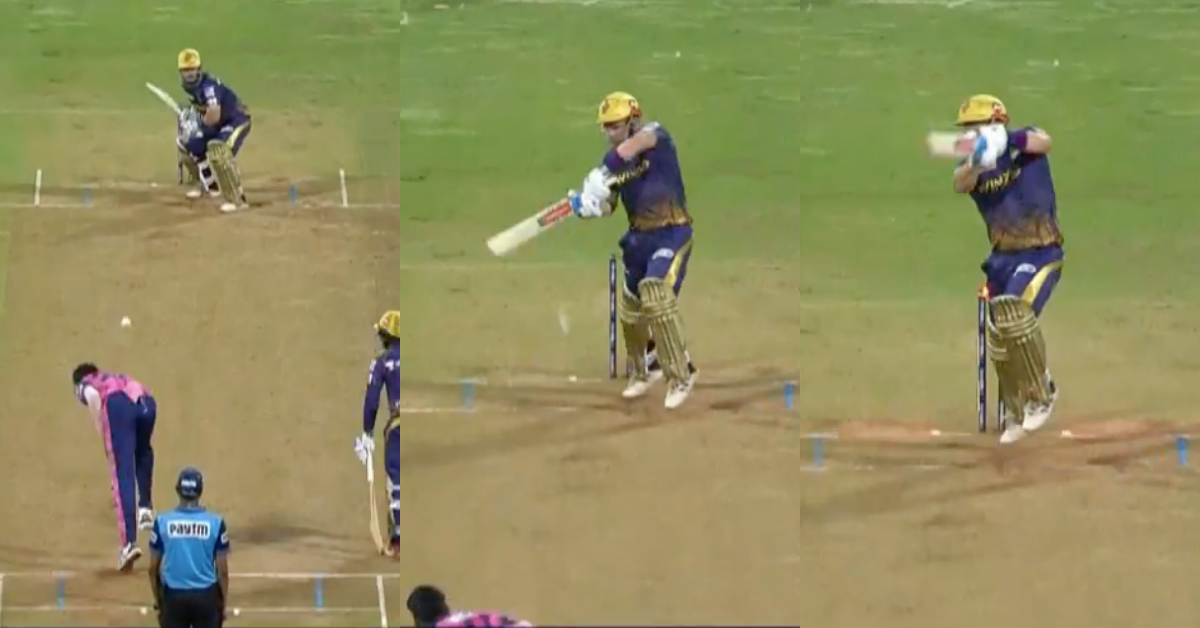 KKR vs RR: Watch - Aaron Finch Chops On As His Poor IPL Continues