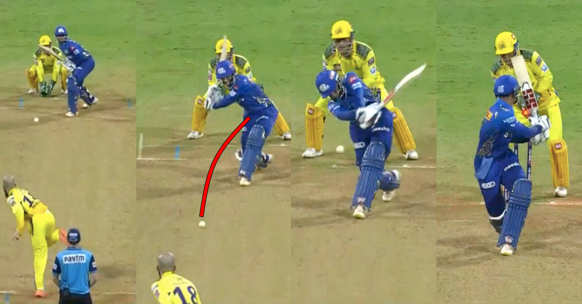 CSK vs MI: Watch - Moeen Ali Gets Hrithik Shokeen Clean Bowled With A Big Turning Off-Spinner
