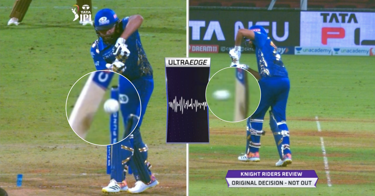 MI vs KKR: Watch - MI Skipper Rohit Sharma Given Out In A Controversial Decision