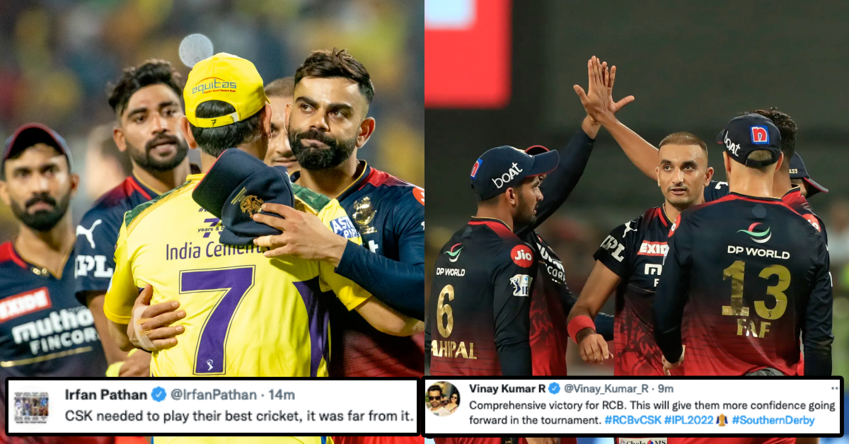 RCB vs CSK: Twitter Reacts As RCB Break 3-Match Losing Streak, Register Comfortable Win Against CSK