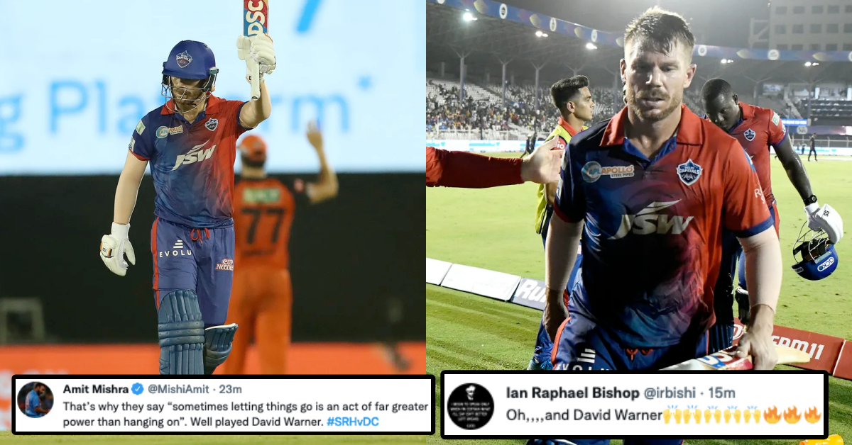 DC vs SRH: Twitter Reacts As David Warner Falls 8 Runs Short Of A Well-deserved Century vs His Ex-team Sunrisers Hyderabad In IPL 2022