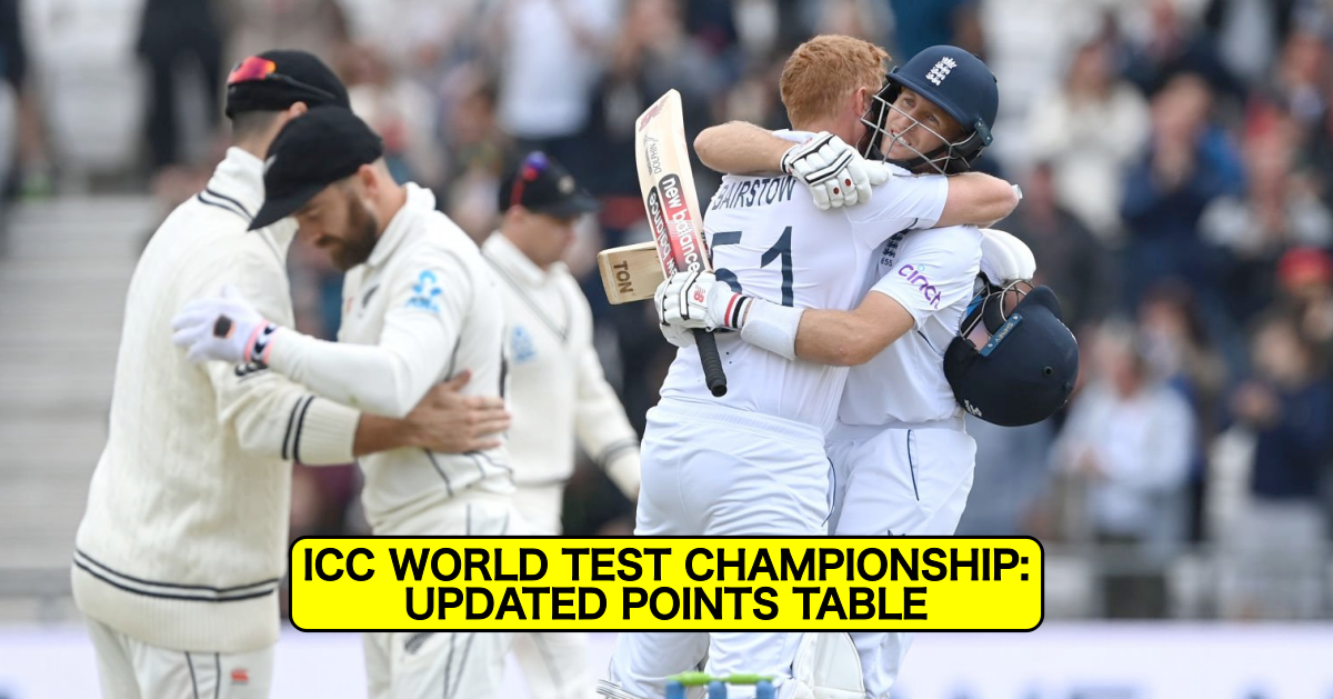 ENG VS NZ: Updated ICC World Test Championship Points Table After England vs New Zealand 3rd Test