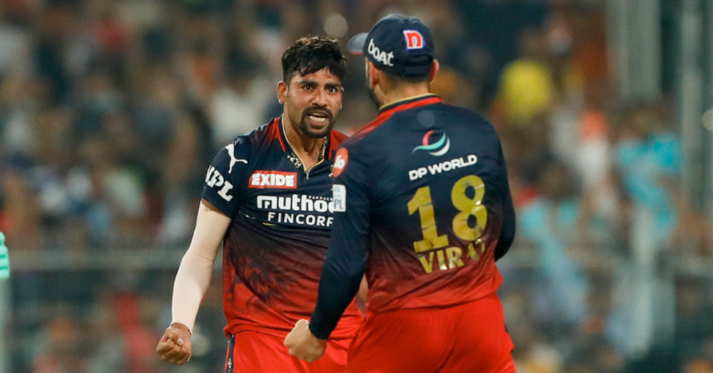 Mohammed Siraj, Virat Kohli