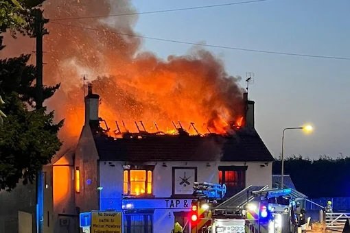 Pub co-owned by Stuart Broad Catches Fire