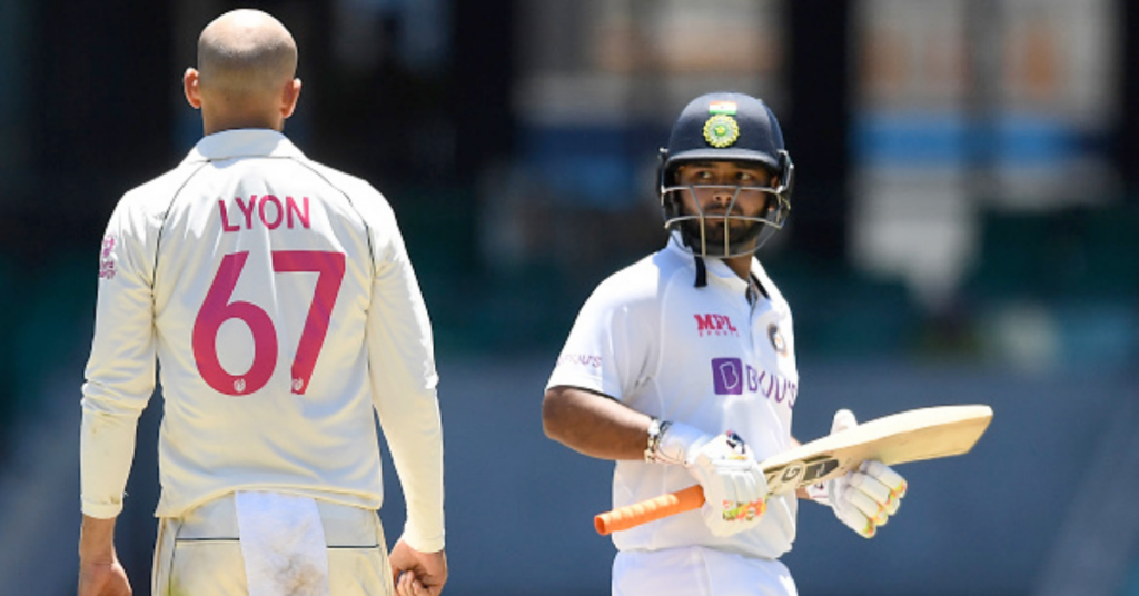 Rishabh Pant, Nathan Lyon