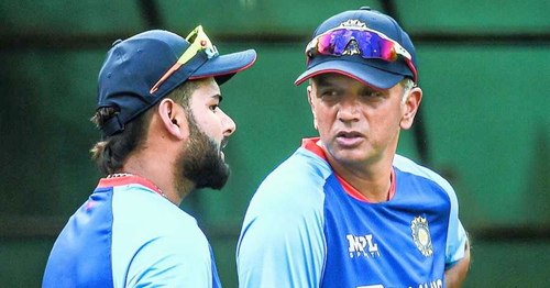 Rishabh Pant, Rahul Dravid