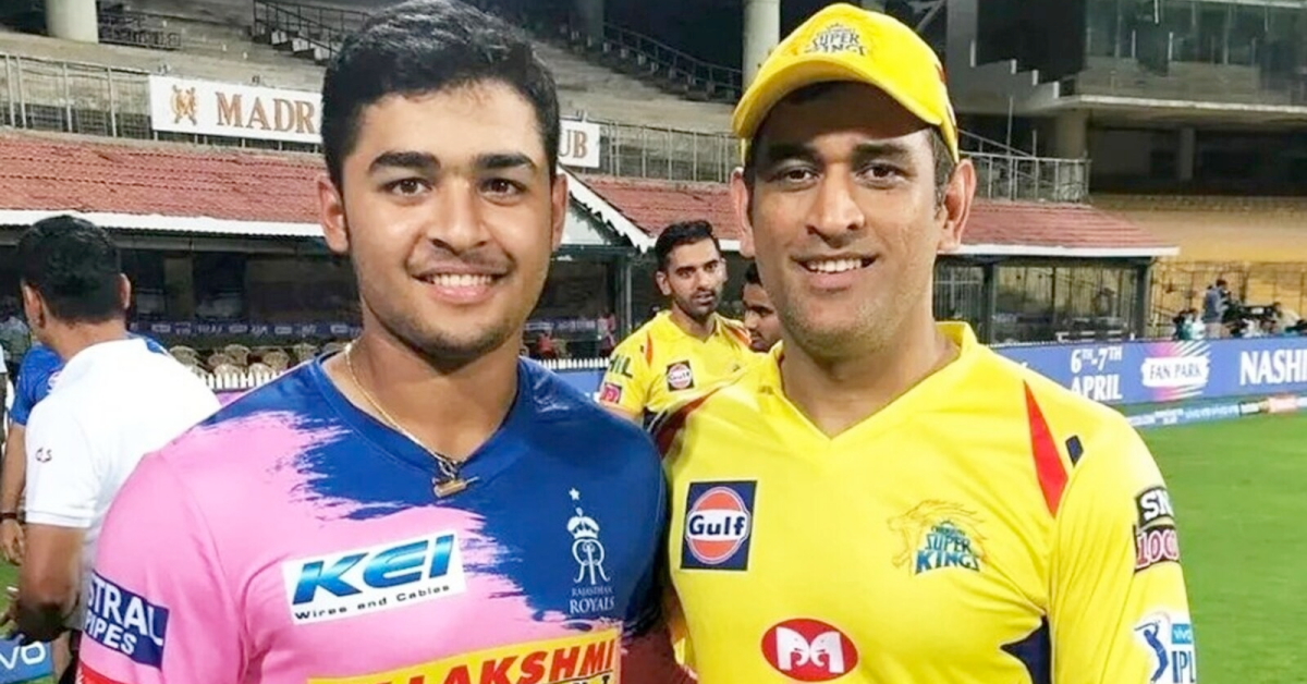 Riyan Parag, MS Dhoni