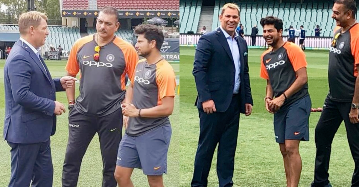 Kuldeep Yadav, Shane Warne