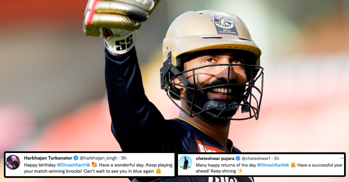 Cricketing Fraternity Pour Wishes As Indian Wicket-Keeper Dinesh Karthik Turns 37 Today