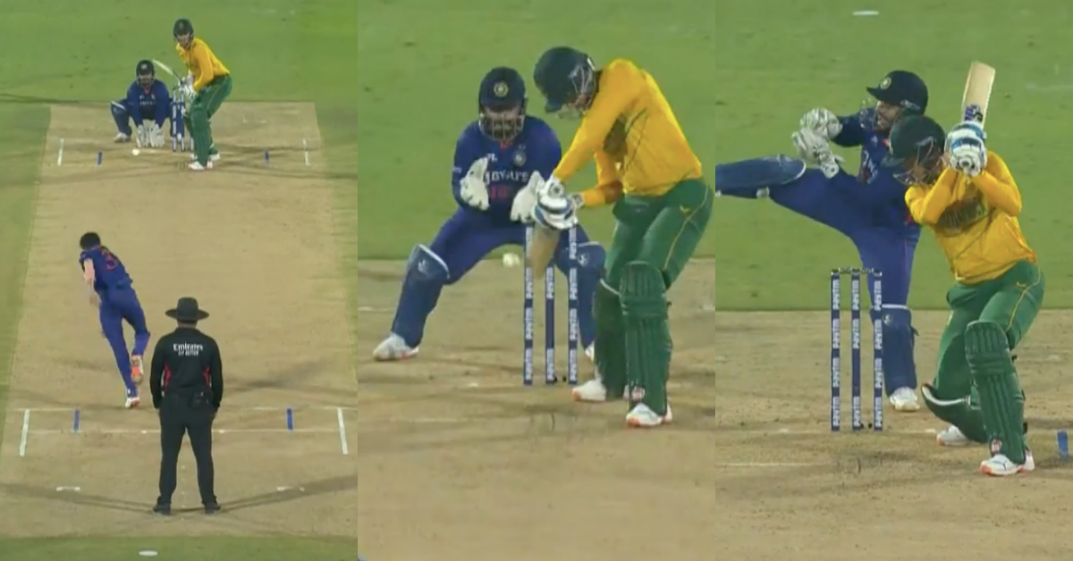 IND vs SA: Watch - Yuzvendra Chahal Sends Back Rassie van der Dussen; SA Slip Further