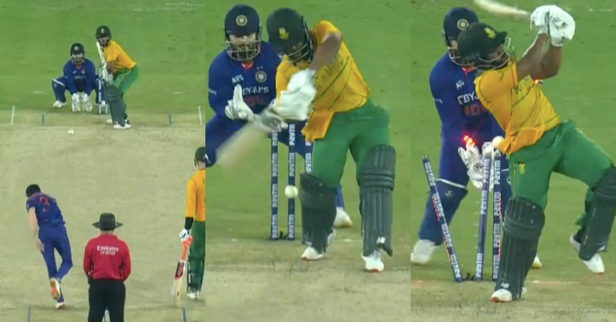 IND vs SA: Watch – Yuzvendra Chahal Castles Proteas Captain To Break 64-Run Partnership Between Temba Bavuma And Heinrich Klaasen