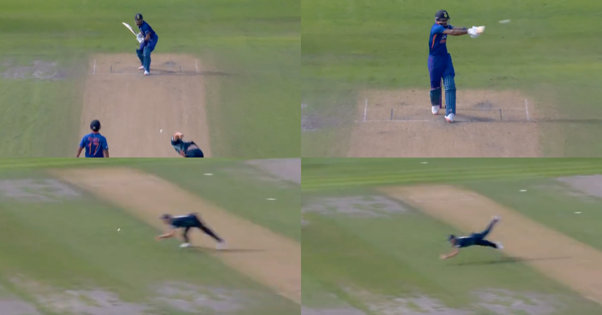 Watch: Ben Stokes Takes Diving Catch To End Hardik Pandya's 71-run Knock