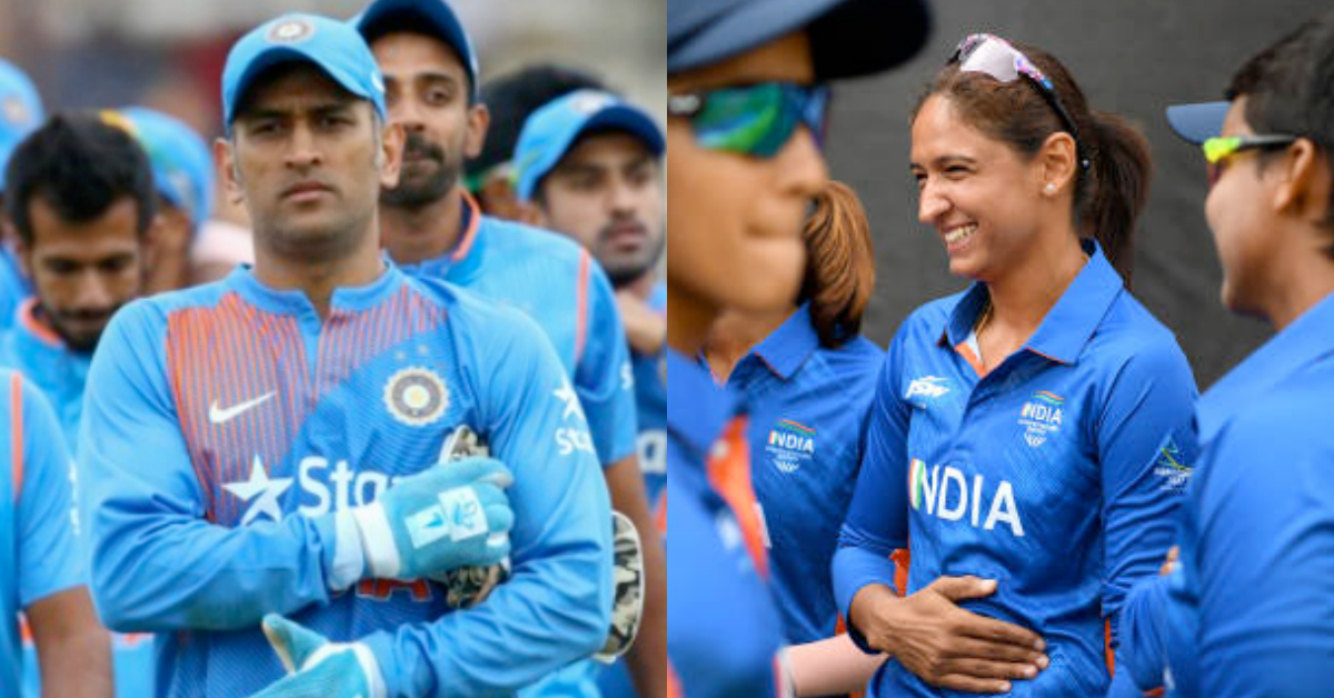 Harmanpreet Kaur, MS Dhoni