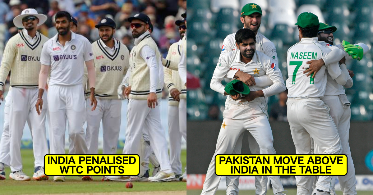 India Penalised WTC Points For Slow Over Rate In 5th Test vs England, Drop Below Pakistan In The Table