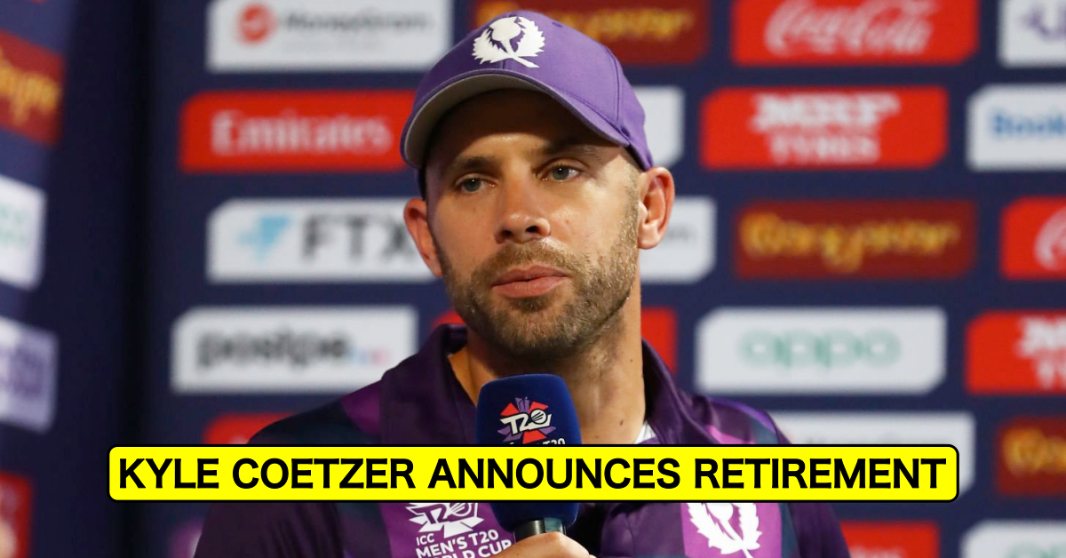 Kyle Coetzer Announces Retirement From T20 Internationals With Immediate Effect