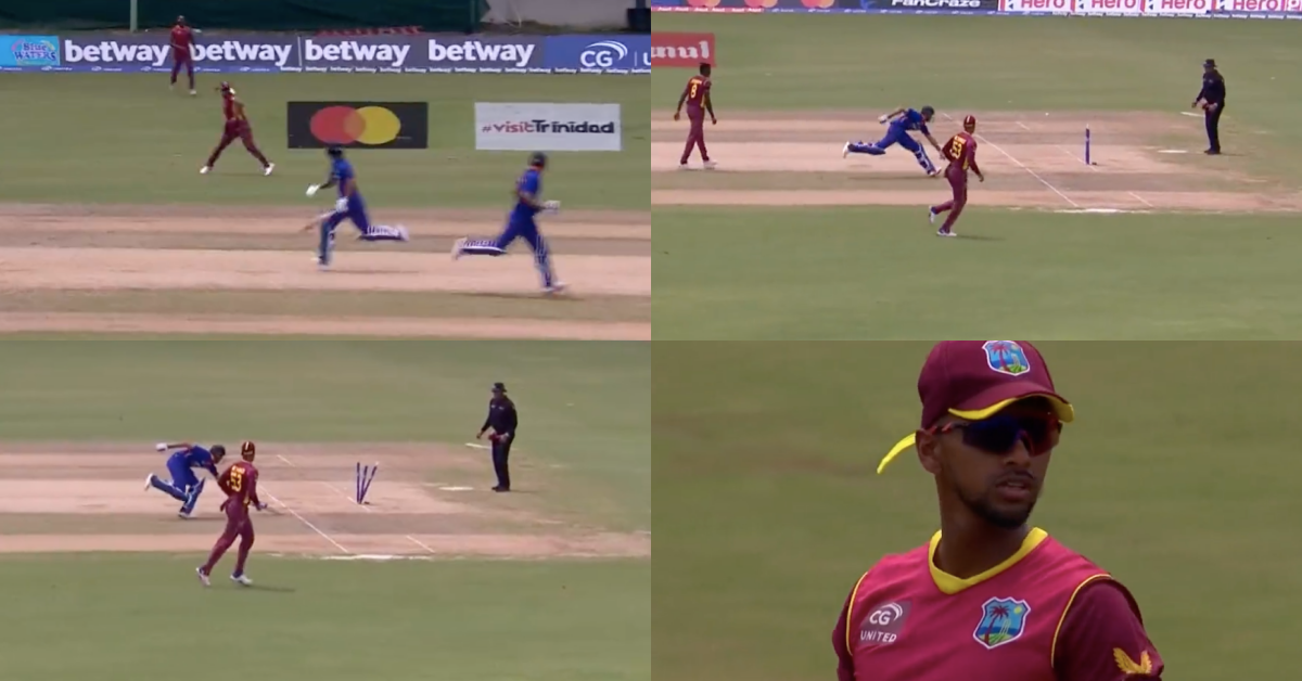 Watch: West Indies Captain Nicholas Pooran Nails A Direct-hit To Send Back India Opener Shubman Gill For 64 In 1st ODI